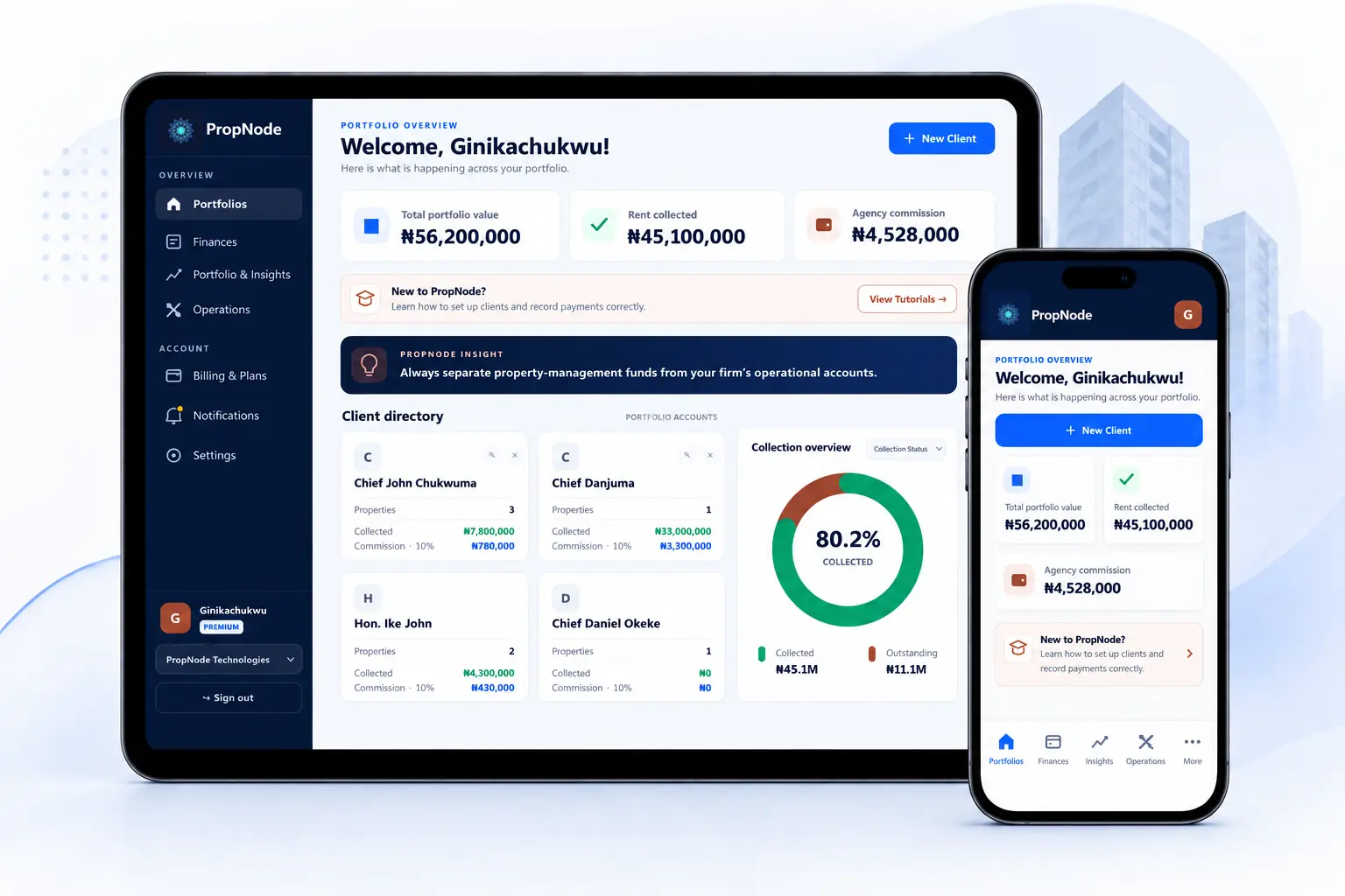 PropNode Dashboard
